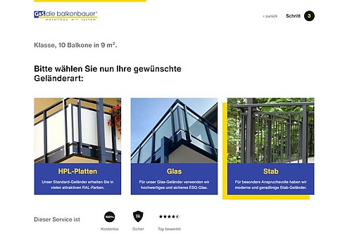 Relaunch Balkonbauer Website mit TYPO3
