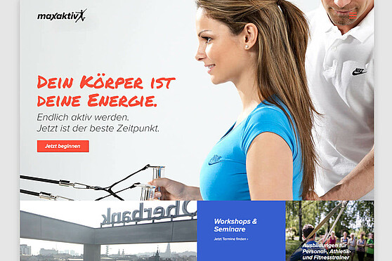 Relaunch MaxAktiv in TYPO3 Relaunch MaxAktiv in TYPO3